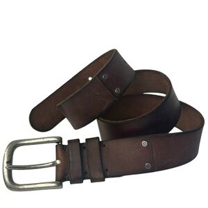 Lucky Brand Men’s Brown Full Grain Leather Belt Sz 34